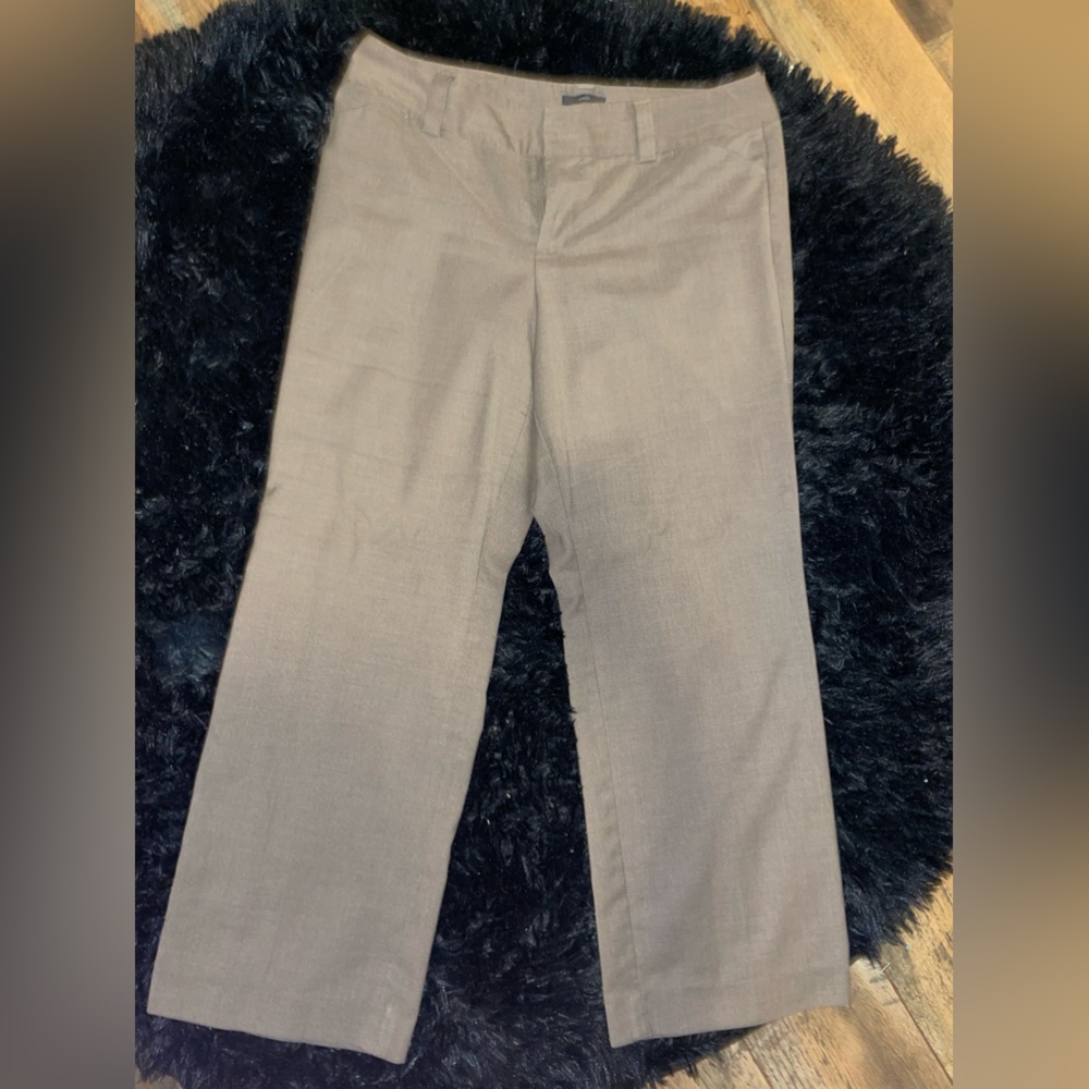 Gap Curvy Fit Flared Leg Khaki Trousers Size